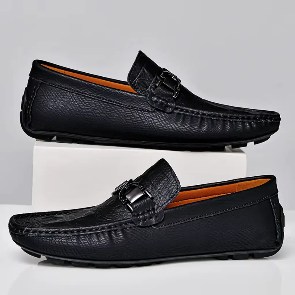 mocassim sapato masculino preto